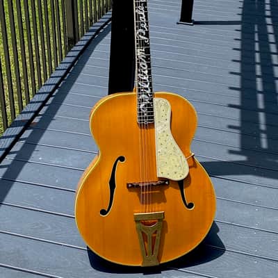 Gibson Super 400N Special Order 1940 - a very rare 1 of a kind Documanted Big Blonde Bad Boy ! image 2