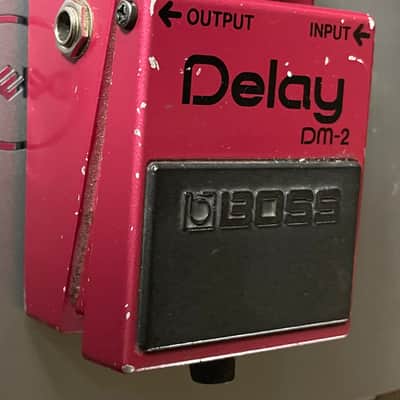 Boss DM-2 Delay (Black Label) 1981 - 1984 - Pink image 7