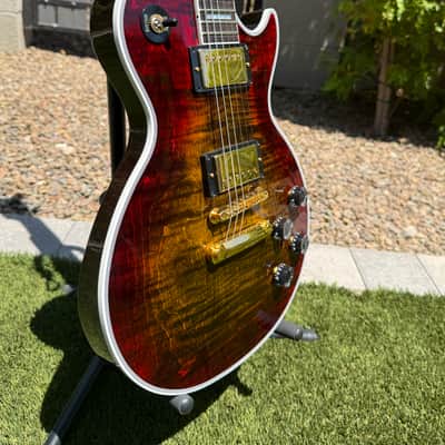 Gibson Custom Shop - Les Paul Axcess Custom Figured - Bengal Burst image 10