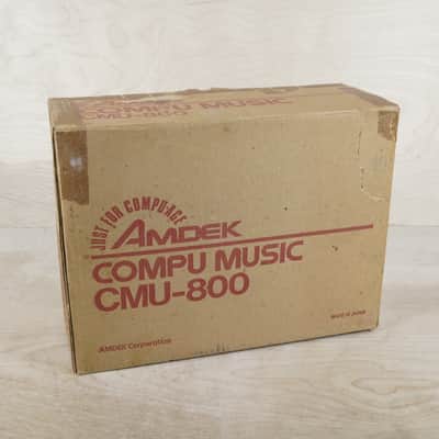 Amdek (Roland) CMU-800 Analog Synthesizer & Drum Machine 1983 100V Japan w/ Box, IF-PC88 291553A Interface image 2