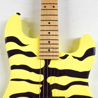 ESP LTD GL-200MT George Lynch Signature - Yellow with Tiger Graphic image 2