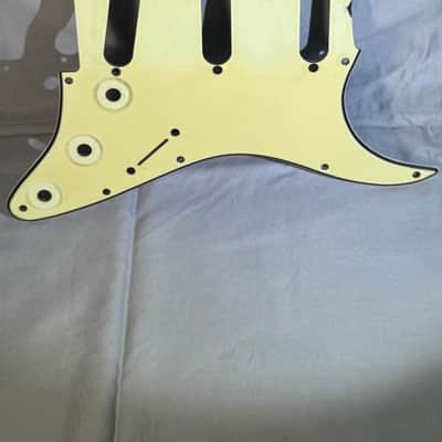 Fender Stratocaster Celluloid / Nitrate Pickguard USA Late 1959 thru 62 Mint Green 11 hole image 15