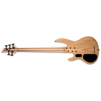 ESP LTD B-205SM Spalted Maple Natural Satin NS B-Stock 5-String Electric Bass B205SM image 2