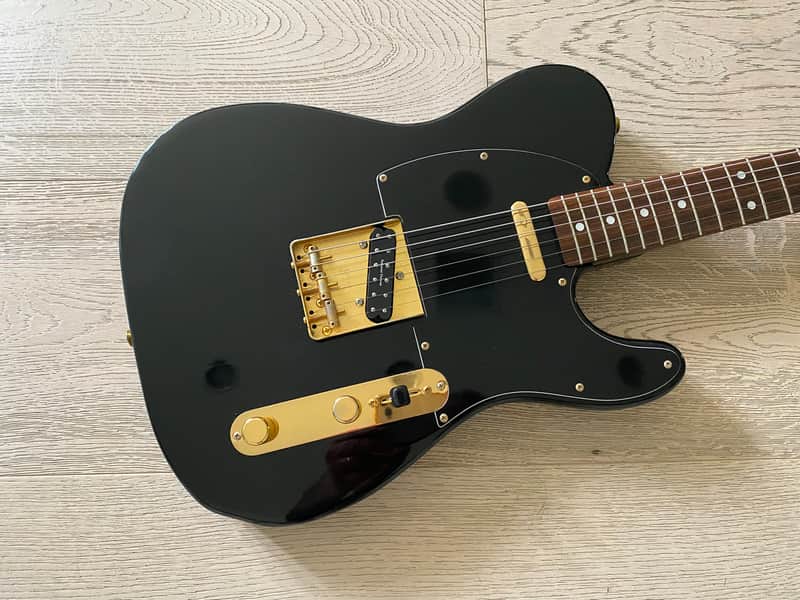 1986-1987 Fender Telecaster TLG-80 Black Seymour Duncan Pickups Japan Vintage MIJ image 1