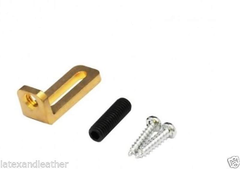 FLOYD ROSE BRASS TREMOLO STOP WORKS ON ANY FLOYD ROSE GUITAR EASY INSTALL image 1