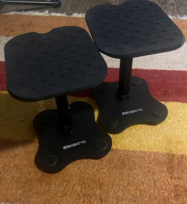 Yorkville SKS-T11 Desk Monitor Stands image 1