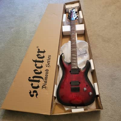 Schecter Omen Elite-6 2021 - Present - Black Cherry Burst image 2