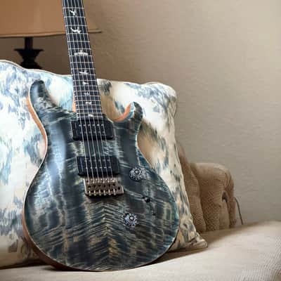 PRS 40th Anniversary Custom 24 Limited Edition - Mango Faded Whale Blue image 2