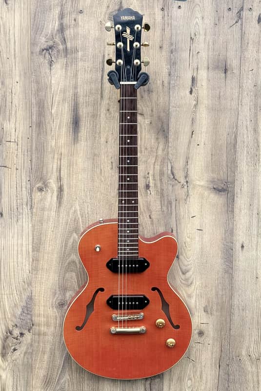 Yamaha AEX502 Semi Hollow - Orange image 1