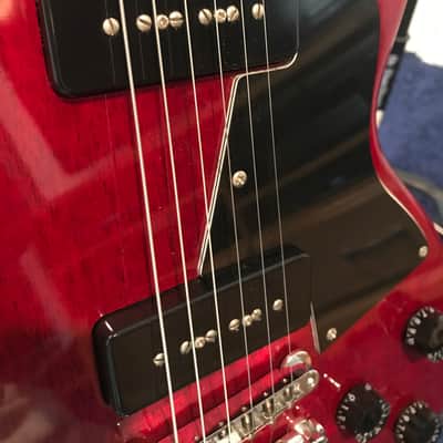 Hohner 1995 L60 (Les Paul Special) Wine Red Stain image 15