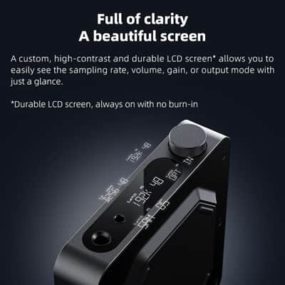 FiiO K11 R2R DAC and Headphone Amplifier for Home Audio or PC, 6.35mm and Balanced 4.4mm, RCA, Coaxial, Optical, 1300mW, 384kHz/24Bit DSD256(Black) image 7