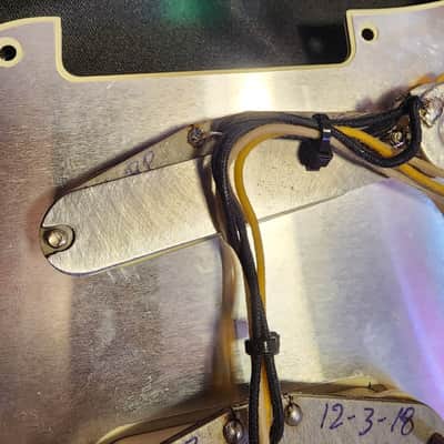 Fender Custom Shop Handwound late 60's Strat Pre-wired pickguard (2018) - Pickups: Grey Bottoms / Pickguard: Light Mint Green image 7