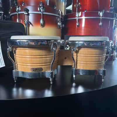 L.P. Latin Percussion Generation II Bongos w/Comfort Curve II Rims & Deluxe LP Bag image 3