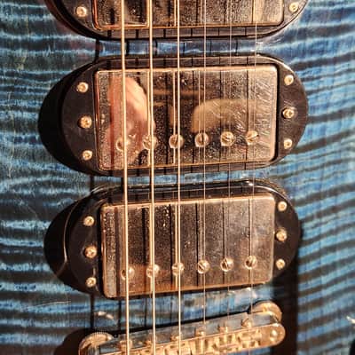 Robin Avalon Custom Flamed Dark Blue w/ OHSC image 8