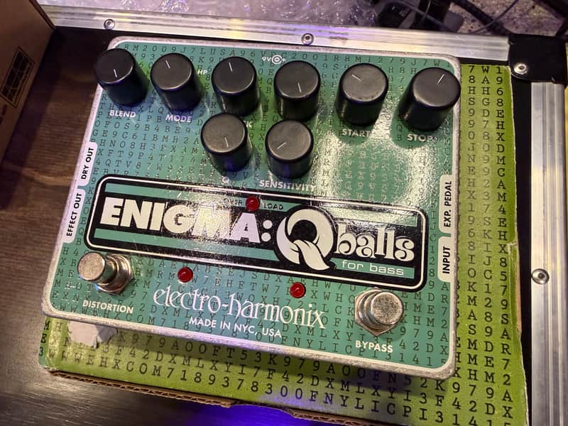 Electro-Harmonix Enigma Q Balls Bass Envelope Filter Pedal | Reverb