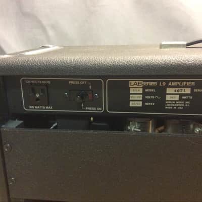 Lab Series L9 80's Black Combo Amplifier with on board audio compressor. image 6