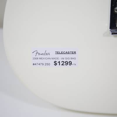 *NICE* - 2008 FENDER TELECASTER MADE IN MEXICO ELECTRIC GUITAR image 9