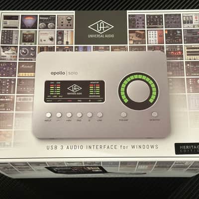 Universal Audio Apollo Solo Heritage Edition USB 3.0 Audio Interface 2020 - Present - Silver image 2