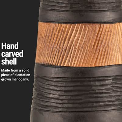 Meinl Percussion ADJ3-L+BAG African Style Rope Tuned 12" Wood Djembe with Bag, Brown/Black (VIDEO) image 3