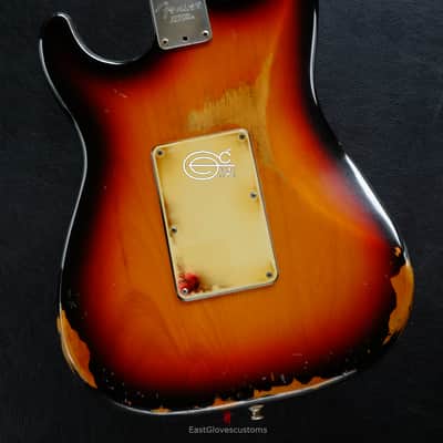 Fender Stratocaster Floyd Rose Classic HSS Sunburst Made in USA Aged Relic (VERY RARE) image 7