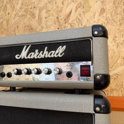 Vintage 1987 Marshall 25/50 Silver Jubilee Mini Amplifier Guitar Stack *1980s* image 6
