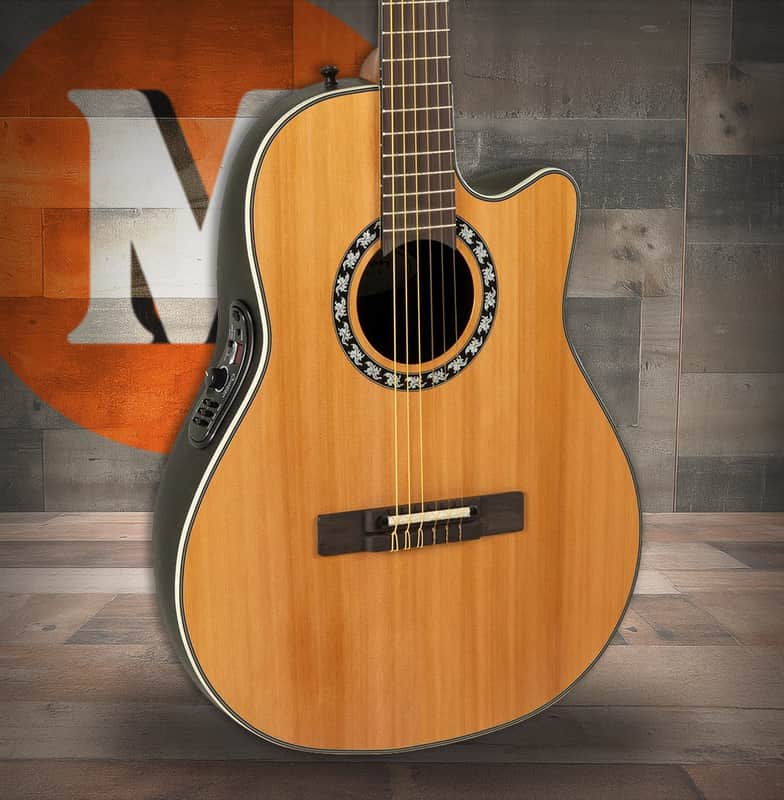 Ovation Pro Series Classic Nylon Legend E-Acoustic Classic Guitar 1773AX-4 Natural (1773AX-4-G) image 1