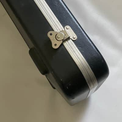 1990's Fender USA Stratocaster Telecaster Black Molded Hardshell Guitar Case Butterfly Latches image 15