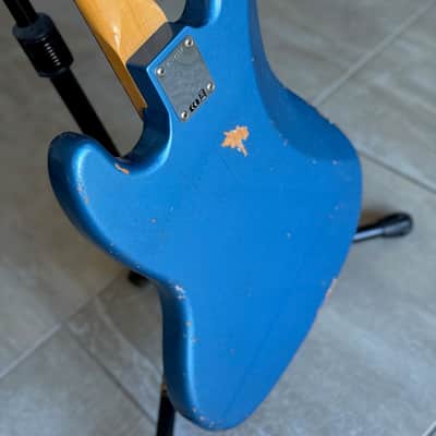 Fender Custom Shop 64 Jazz Bass Guitar Relic 2023 - Lake Placid Blue image 18