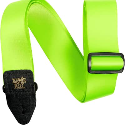 Ernie Ball Premium Guitar Strap, Neon Green (P05320) image 5