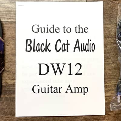 Black Cat Audio DW12 15-Watt Electric Guitar Amplifier Head with 1 x 12" Speaker Cabinet image 19