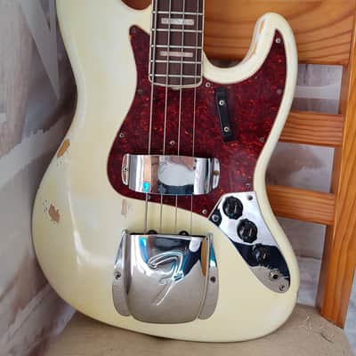Fender Jazz bass 1968 - Olympic white image 4
