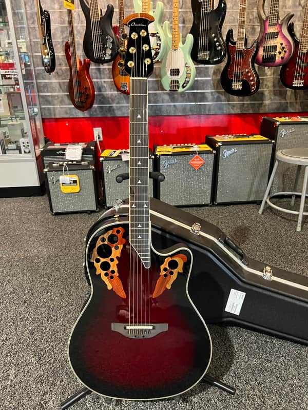 Ovation Elite 2078AX-BCB - Black Cherry Burst