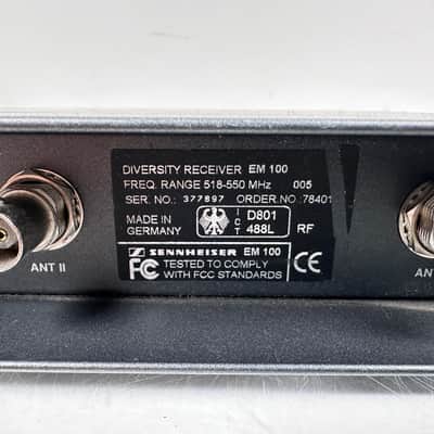 Sennheiser EM 100 Wireless Receiver - 518-550 MHz image 8