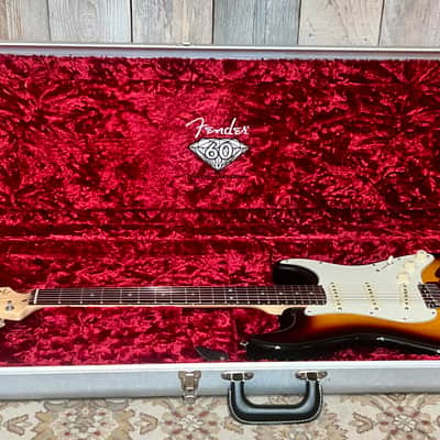 2005 Fender 60th Anniversary American Series Stratocaster, Rosewood Fretboard 3-Color Sunburst, Very Collectable and Ships Fast ! image 21