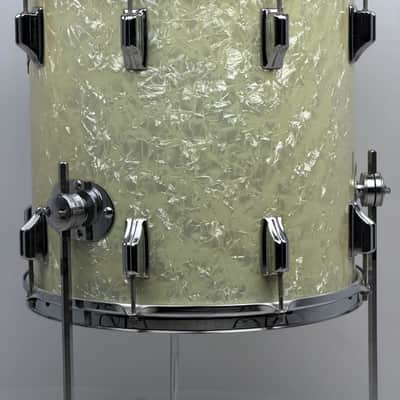 Rogers 20/12/14/16/5x14" Cleveland-Era Holiday Drum Set - White Marine Pearl image 19