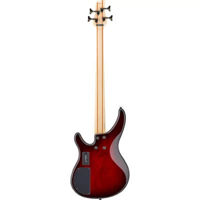 Yamaha Dark Red Burst Trbx604Fm Bass Bild 4