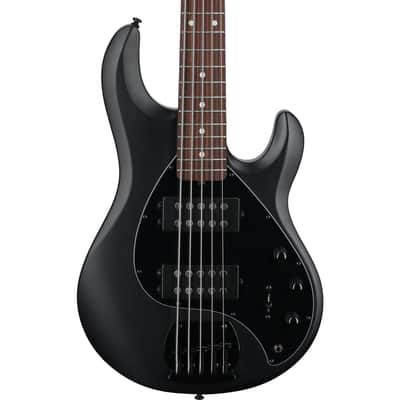 Sterling by Music Man Ray5HH Electric Bass, 5-String, Stealth Black image 5