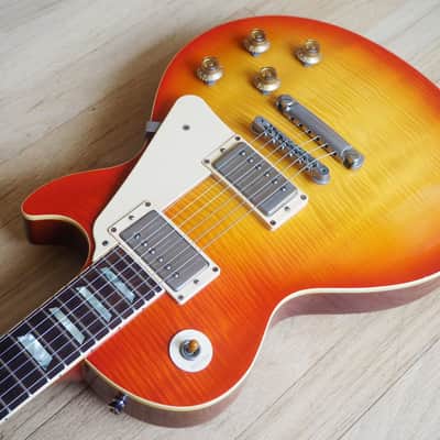 1980s Burny by Fernandez Super Grade Les Paul Standard Vintage Guitar Flame Top Japan image 10