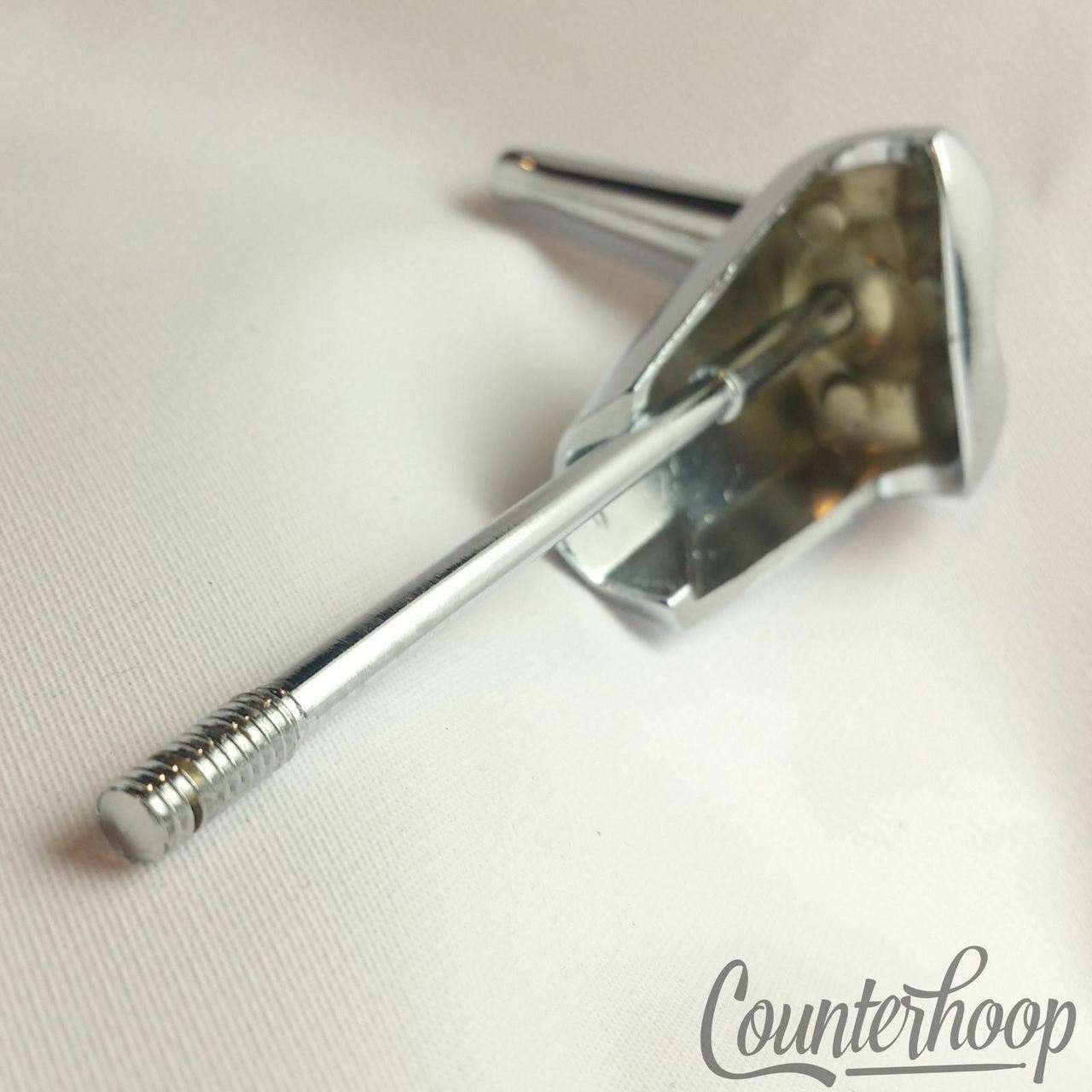 Premier Bass Drum Tension T-Rod/Claw Vintage 60s-70s Diamond Chrome 4 1/2" — main photograph