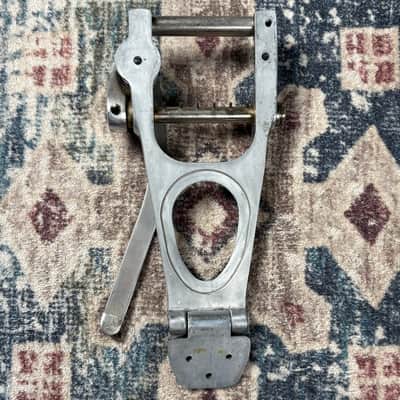 1960s Bigsby B12 Vintage Aluminum Vibrato Tailpiece For Arched Top Electric Guitars! image 3