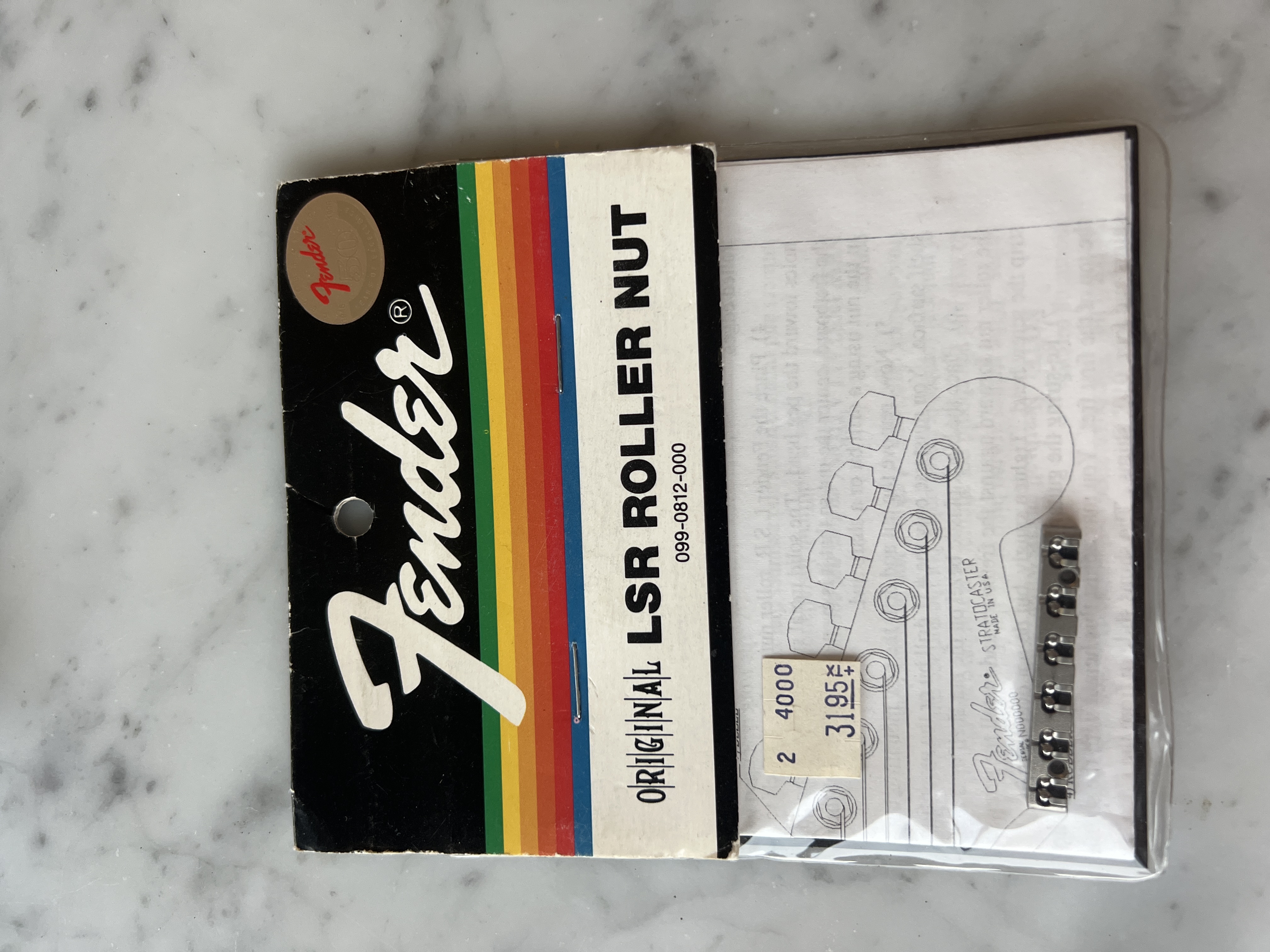 1996 Fender New Old Stock LSR Roller Nut Vintage Stratocaster Collector