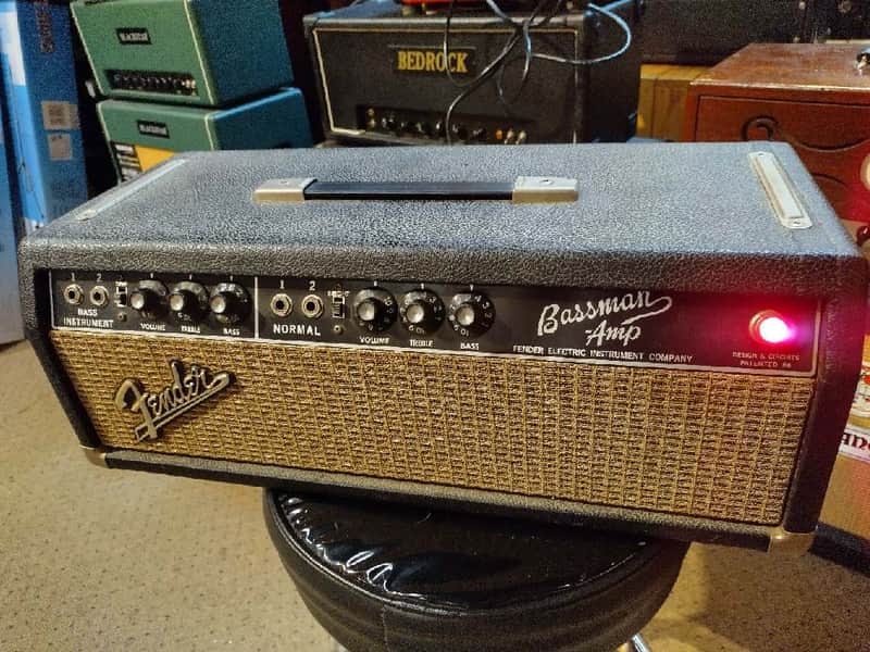 Vintage 1 owner 1965 Fender Bassman Head Free Shipping! image 1