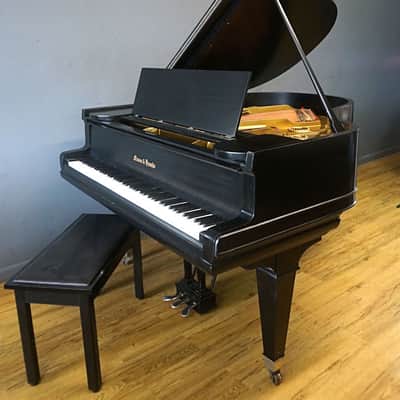 Mason Hamlin Model A Grand Piano Ebony Satin image 3