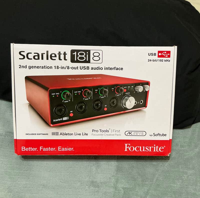 Focusrite Scarlett 18i8 2nd Gen USB Audio Interface