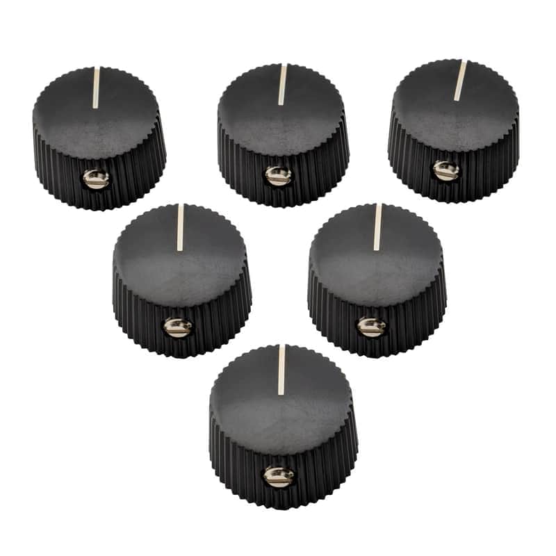 6pcs Black Vintage Guitar AMP Amplifier Control Knobs Set image 1