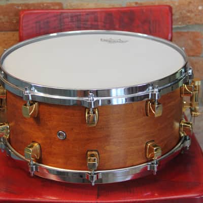 Yamaha Maple Custom - natural vintage 6.5x14 snare drum image 7