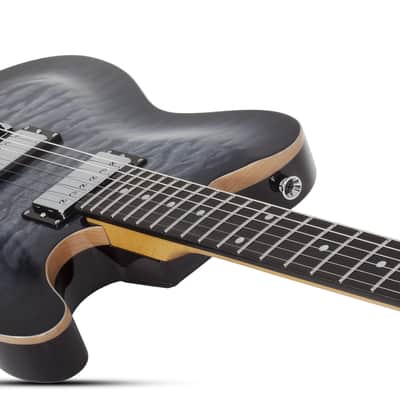 Schecter PT Classic Transparent Black Burst w/Case image 3