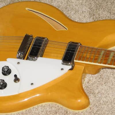 Rickenbacker 360/12 Semi-Hollow 12 String Electric Guitar Mapleglo Vintage 1980 image 9