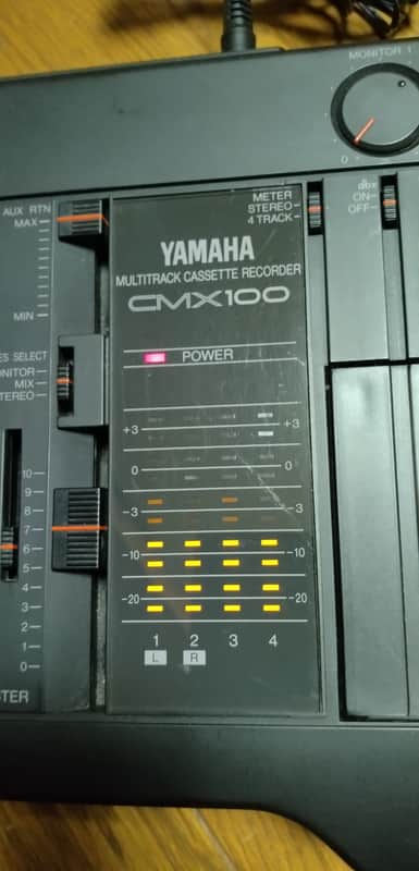 Yamaha CMX-100 4-Track Cassette Tape Recorder 80s | Reverb