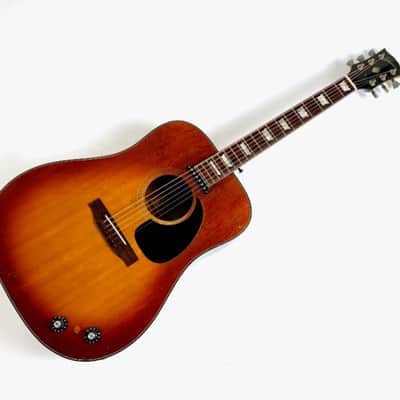 Gibson J-160E 1970 - 1979 - Sunburst image 12